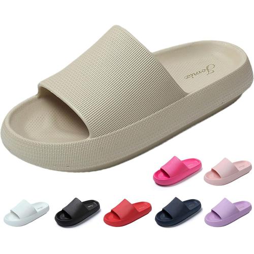 Claquettes Femme Tongs Femme Pantoufles De Douche Chaussons Été Femme Confortables Léger Pour Maison Piscine Plage.[Y301]