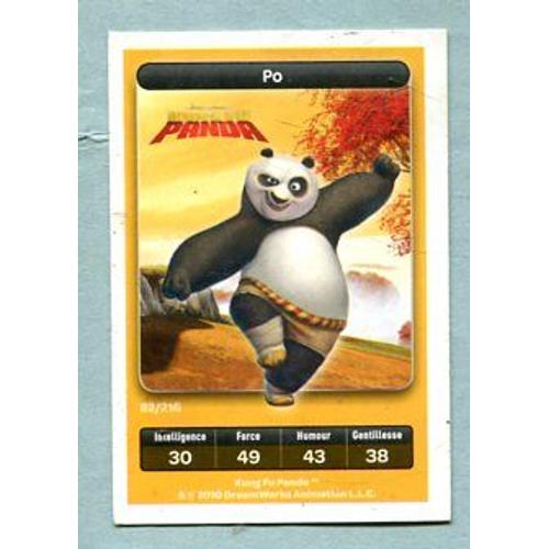 Carte Dreamworks - " Kung Fu Panda " : Réf 82 - Po - 2010