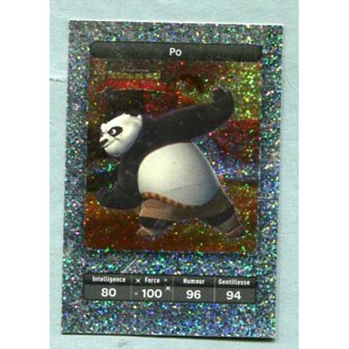 Carte Dreamworks - " Kung Fu Panda " : Réf 114 - Po - 2010