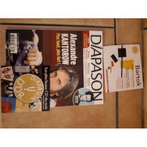 Diapason 738 Novembre 2024. Alexandre Kantorow. Inclus 2 Cd