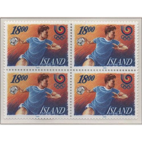 Islande Timbres Jeux Olympiques De Seoul 1988