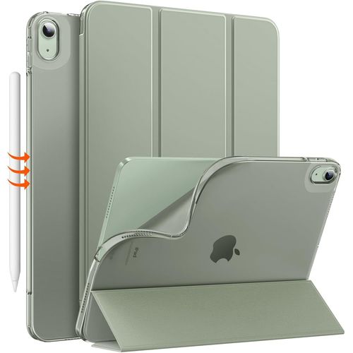 Coque Pour Ipad Air 6e Génération 11 Pouces(M2) 2024, Ipad Air 5e/4e Gén 10,9"" 2022/2020, Coque Arrière Translucide Givrée Tpu Pour Ipad Air 6/5/4 Gén, Étui Pour Ipad Air, Vert Sauge.[G578]