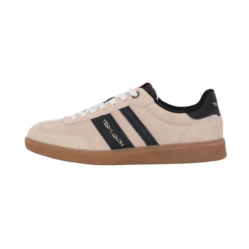 Chaussures Basses Cuir Ou Simili Teddy Smith Chaussures Retro Tennis Beige