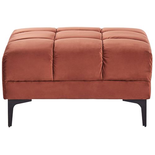 Ottoman Alnes Rouge Clair Velours