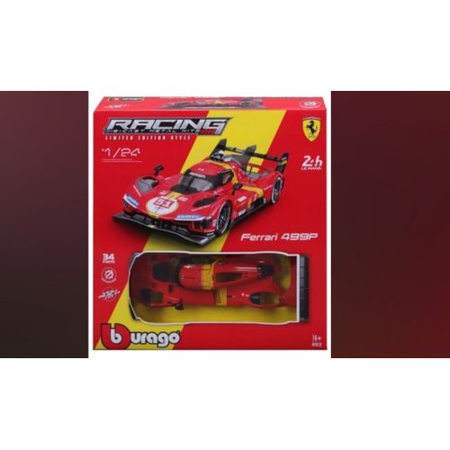 Véhicules Miniatures Die Cast 1/24 Kit A Monter Ferrari Racing  - 330 P4 Daytona 1967 - Rouge