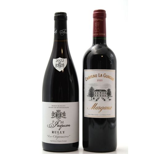 Assortiment 2 Bouteilles Dégustation Margaux Et Rully - 2x75cl