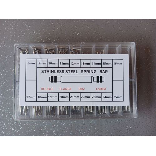 Coffret De 270 Axes, Flanges A Pompe Pour Bracelet De Montre De 8 À 25mm