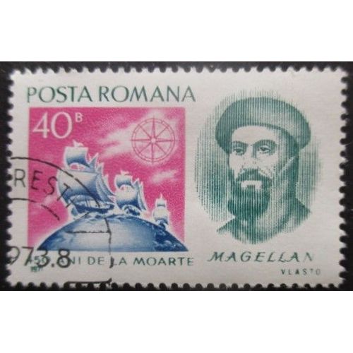 Roumanie N°2663 Magellan Oblitéré