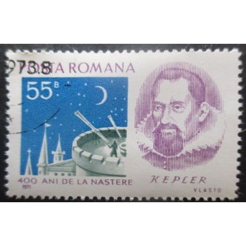 Roumanie N°2664 Kepler Oblitéré