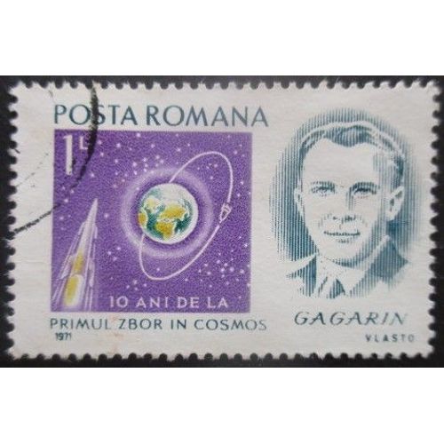 Roumanie N°2665 Gagarine Oblitéré