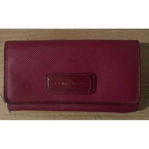 Porte-feuille bordeaux LONGCHAMP 