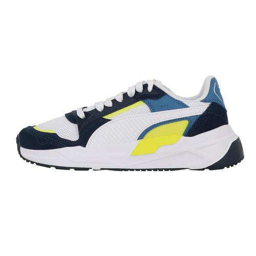 Chaussures Basses Cuir Ou Simili Puma Trinity 2 Jr Blanc - 37