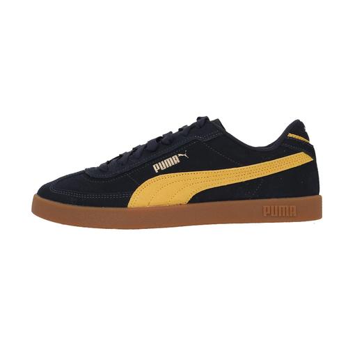 Chaussures Basses Cuir Ou Simili Puma Puma Club Ii Era Suede Bleu Marine