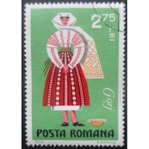 Roumanie N°2749 Costume Régional Oblitéré