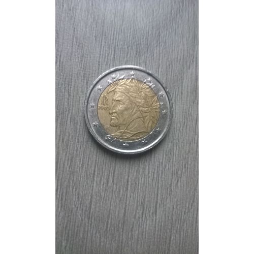 Pièce 2 Euros Dante Aligheri Lettre R Mcc 2005 Rare