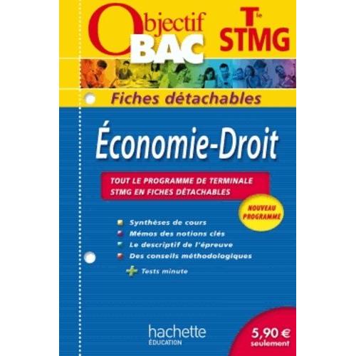 Economie Droit Tle Stmg