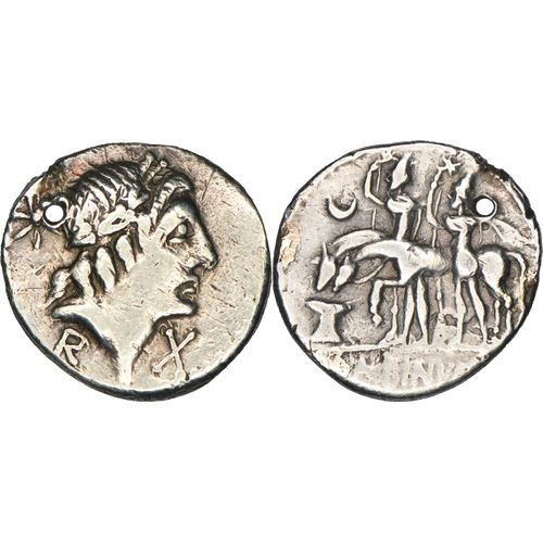 Rome Republique - Denier - Postumia - Les Dioscures Abreuvant Leurs Chevaux - Tres Rare - 96 Bc - Rrc.335/10b - 24-217