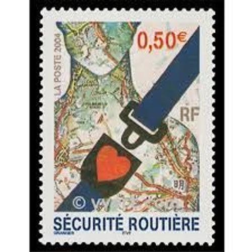 Sécurité Routière Émission Commune France/Nations Unies Année 2004 N° 3659 Yvert Et Tellier Luxe