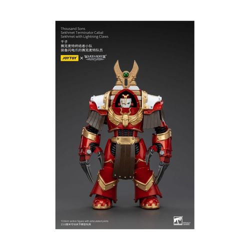 Warhammer The Horus Heresy - Figurine 1/18 Thousand Sons Sekhmet Terminator Cabal Sekhmet Avec Lightning Claws 14 Cm