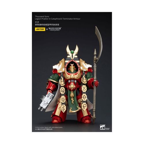 Warhammer The Horus Heresy - Figurine 1/18 Thousand Sons Legion Praetor In Cataphractii Terminator Armour 12 Cm