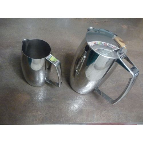 Ensemble Pichet Et Cafetière Inox Degrenne