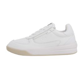 Chaussures Basses Cuir Ou Simili Tbs Tennis Blanc