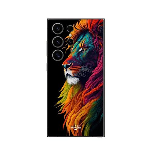 Coque Samsung Galaxy S25 Ultra Lion Majestueux Coloré