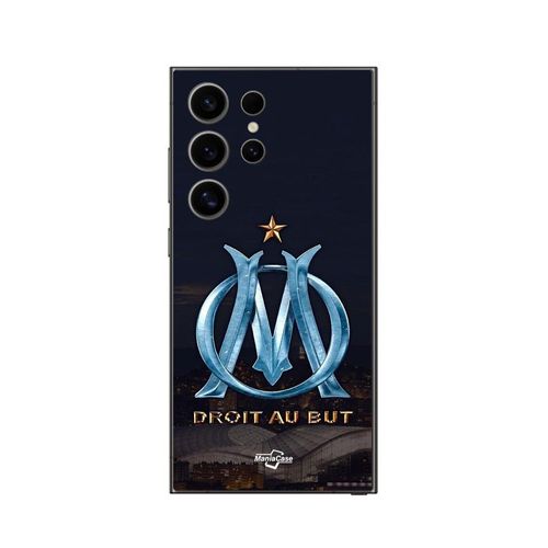 Coque Samsung Galaxy S25 Ultra Om Logo Bleu Et Dorée Stade