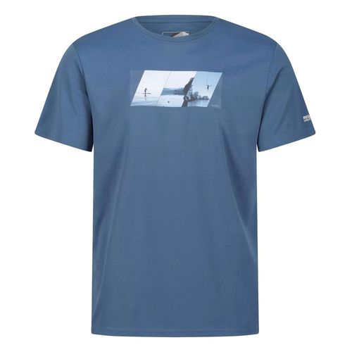 Tee Shirt Manches Courtes Regatta Fingal Vii Bleu Moyen