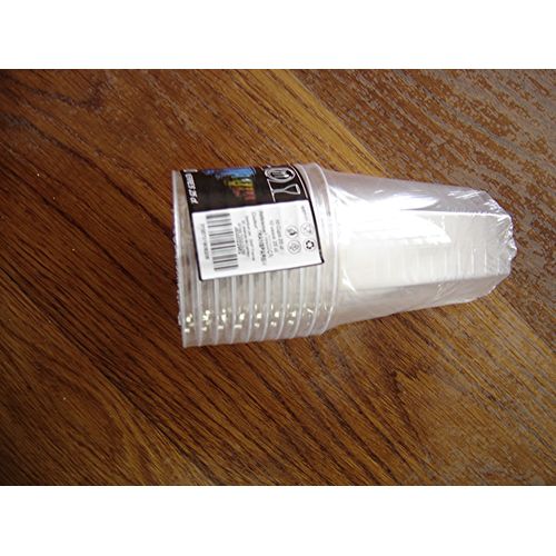 50 Verres Plastique Rigide Jetables