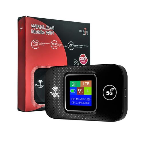 Routeur de véritable mobile 4G Sans fil Wifi Portable Typ-C Écran couleur 3000Mah Carte Routeur Plug/Unplug Interface Asia Version