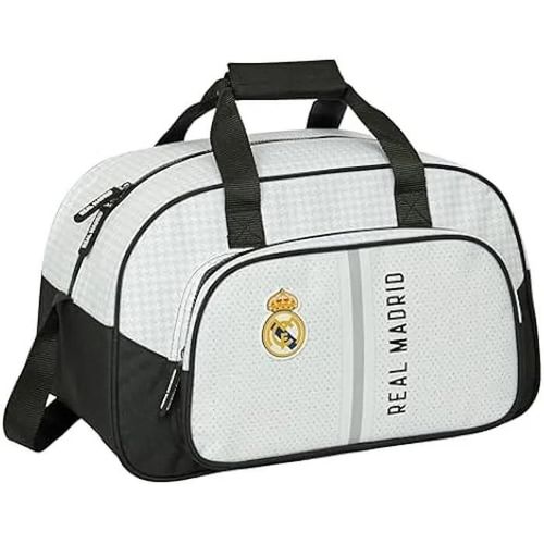 Sac de Sport Real Madrid 1ère équipe 24/25 - SAFTA - Blanc - Enfant - Bandoulière
