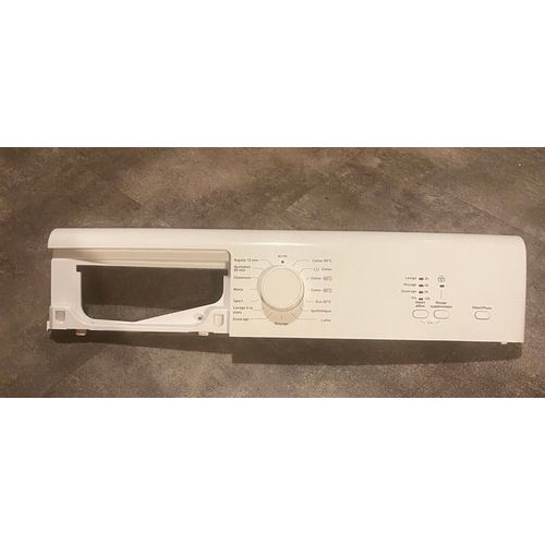 Facade avec carte programme pour lave linge aya alf6102