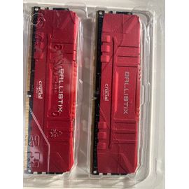 Barrette de ram Crucial Ballitix Red 32 Go 3000Mhz CAS 15