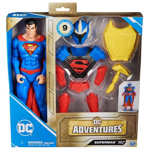 Dc Universe Pack Figurine 30 Cm Superman + Accessoires Justice League