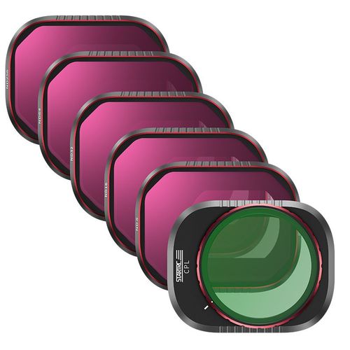 Filtre De Lentille De Drone Startrc Pour Dji Mini 4pro Accessoires De Drone Dji Grand Quadricoptère Couleur Nd8/16/32/64/256/Cpl Ensemble De Six Pièces-Marque Générale