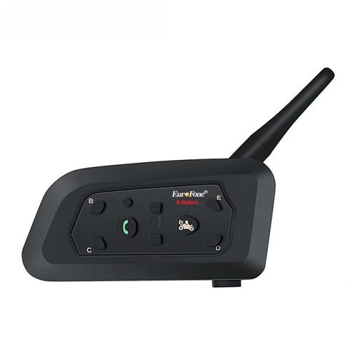 Intercom Bluetooth Pour Casque De Moto V6-1200 Noir Édition Directe D'usine Double Canal De 1200m Type De Couverture
