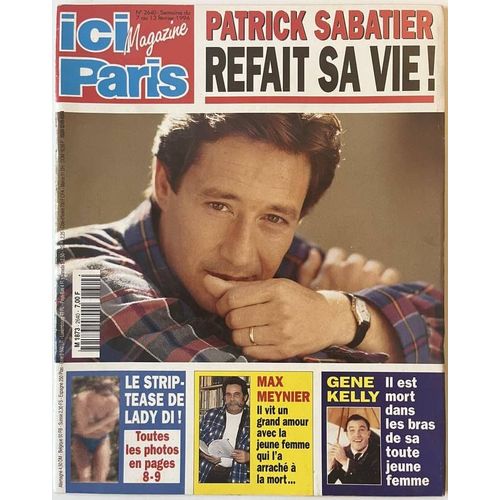 Ici Paris 2640 1996 Sabatier/Lady Di/Max Meynier/Ophelie Winter/Werner Schreyer/Anemone/Binoche/Dave/Lana Turner/Roland Giraud/Catherine Leprince/Melanie Griffith Don Johnson/Estelle Hallyday/Edouardo