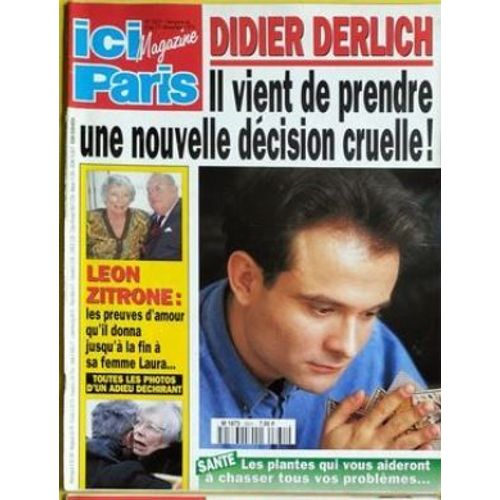 Ici Paris 2631 1995 Didier Derlich/Michele Torr/Jacques Martin/Sylvie Joly/Beatles/Marie Myriam/Anne/Kersauson/Stallone/Lova Moor/Gicquel/Travolta