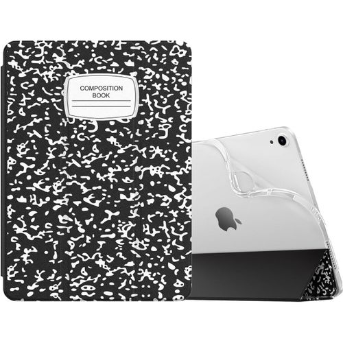 Coque Pour Ipad Air 6e Génération 11 Pouces(M2) 2024, Ipad Air 5e/4e Gén 10,9"" 2022/2020, Coque Arrière Translucide Givrée Tpu Pour Ipad Air 6/5/4 Gén, Étui Pour Ipad Air, Carnet Noir.[G1165]