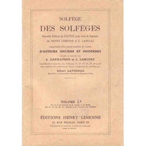 Solfège Des Solfèges