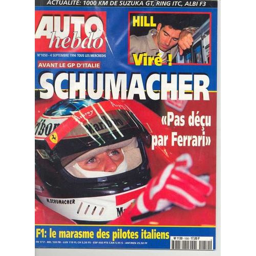 Auto-Hebdo N° 1050 : Avant Le Gp D'italie