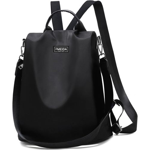 Sac à Dos Sac a Main Femme Anti-vol Sac Cabaia Mini Imperméable Sac de Voyage en Nylon Sac Cabas 2 en 1 Sacs à Main Portés Épaule pour Fille École Collèges Shopping.[I235]