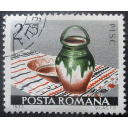 Roumanie N°2813 Céramique Oblitéré