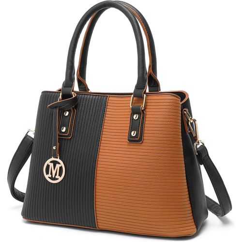 Sac à Main Femme Simili Cuir PU à la Mode,Porté Épaule Bandoulière Ajustable,Shopper Dames Sac Bandoulière Femme,Tote Ville Travail Elégant Classique Chic Dame.[I273]