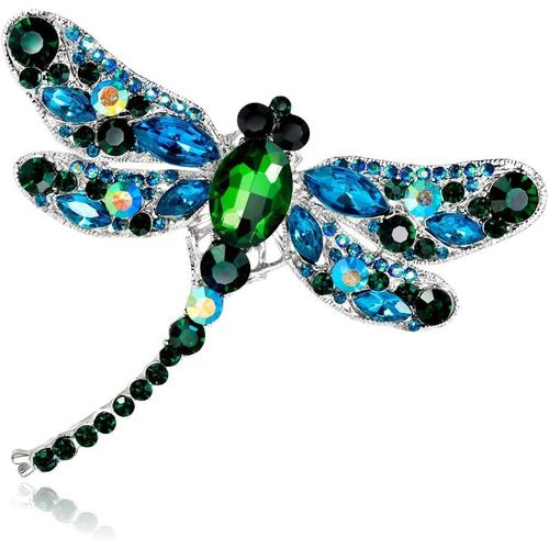 Broche Animal, Broche Libellule, Forme D'animal Cristal Broches, Broches Strass Pour Cadeau D'anniversaire De Femmes Filles Fournitures De Fête De Mariage Noël[X36]