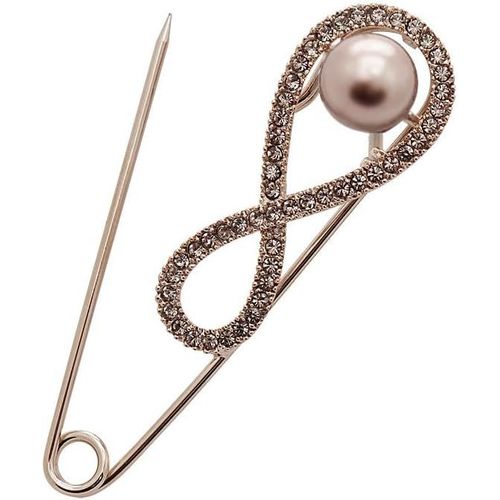 Broche Infinie En Strass Pour Cardigan, Épinglette À Revers En Cristal, Fausses Perles, Pour Pantalon De Pantalon, Épingles De Sûreté Pour Femmes Et Filles, Vêtements Et Robes[X519]