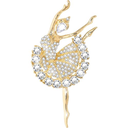 Broches En Cristal Broches Cor S Plaqué Or Costumes Broches Pour Filles Avec Des Cristaux Pleins De Paillettes Mariage Fête Mariée Cadeaux Pour Femmes Dames[X850]
