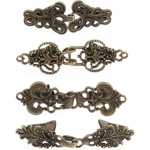 Lot De 4 Clips En Métal Pour Cardigan - Style Rétro - Accessoires De Vêtements Pour Femmes Et Filles[X925]