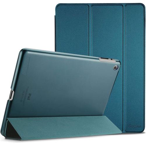 Coque Pour Ipad 2, Ipad 3, Ipad 4, 9,7 Pouces, A1395 A1396 A1397 A1416 A1430 A1403 A1458 A1459 A1460, Étui Case Housse De Protection Léger, Veille/Réveil Automatique-Cyan[Coq102125]